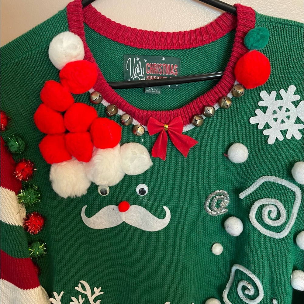 Vintage ugly sweater size XL - Picture 2 of 8